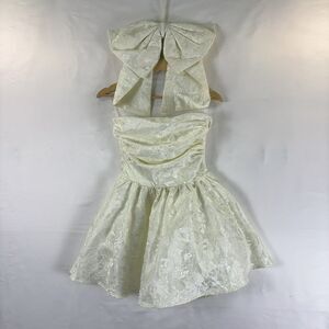 babyboo Elegant Strapless Mini Dress